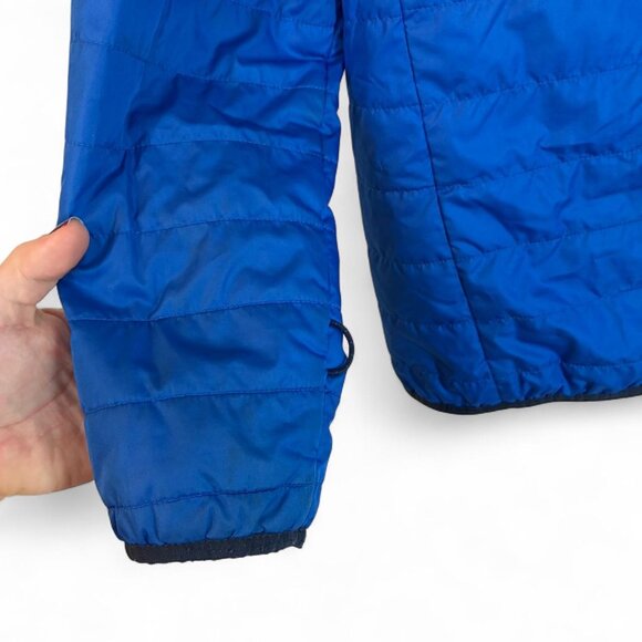 Children’s L.L. Bean Blue and Black Light Puffer Jacket, Size L (14-16) - Picture 5 of 8